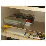 Lot of (1 Cupboard) Serving Trays, Casserole Dishes, Pastryirami