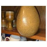 Lot of (1 Shelf) (13) Wine Goblets + Pitcher - Signed Jawel