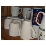 Lot of (1 Shelf) Coffee Mugs / Cups (assorted)