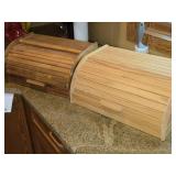 Lot of (2) Bread Boxes