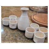 Sake Set - Pitcher and (8) Sake Cups