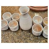 Sake Set - Pitcher and (8) Sake Cups