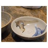 Lot of (3) Ceramic Bowls (signed on bottom)