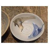 Lot of (3) Ceramic Bowls (signed on bottom)