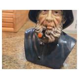 Mideramica Portugal Old Salt Ceramic Nautical Fisherman Bust