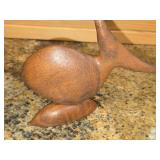 Lot of (3) Wood Décor - Fish, Fish and Squirrel