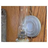 Vintage Wall Mount Oil Lamp