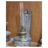 Vintage Wall Mount Oil Lamp
