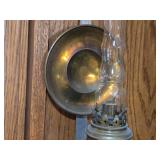 Vintage Wall Mount Oil Lamp