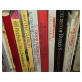 Lot of (1 Shelf) Books - Cooking, Travel