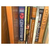 Lot of (1 Bookcase) Books - Shakespeare, Music, Buttons, Dolls, Travel