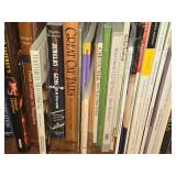 Lot of (1 Bookcase) Books - Shakespeare, Music, Buttons, Dolls, Travel