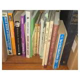 Lot of (1 Bookcase) Books - Shakespeare, Music, Buttons, Dolls, Travel
