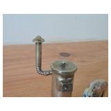 803 Silver Miniature Stove (93.3gm) + 830 Silver Polar Bear Shaker 29-grams  (Total 124-grams for both)
