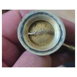 803 Silver Miniature Stove (93.3gm) + 830 Silver Polar Bear Shaker 29-grams  (Total 124-grams for both)