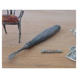 76.8-grams (total) Sterling Silver - Lot of (6) Miniatures and Manicure Instrument
