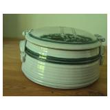 Handcrafted Ceramic Lidded Bowl (Signed) - Hamilton
