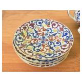 Royal Vienna RB Austria Porcelain - Covered Tureen, Lidded Tureen, (4) Tea Cups and (4) Saucers