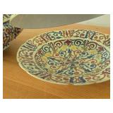 Royal Vienna RB Austria Porcelain - Covered Tureen, Lidded Tureen, (4) Tea Cups and (4) Saucers