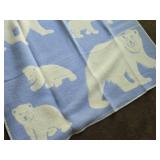 100% Pure New Wool Blanket by Scandinavian Explorer (Norway) 76" x 52"