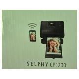 Canon Compact Photo Printer Selphy CP1200 (New) with Extra Sheets and Extra Ink
