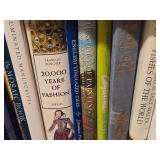 Lot of (2 Shelves) Books - Art, Travel, Fashion, Math, ACT, Medical