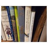 Lot of (2 Shelves) Books - Art, Travel, Fashion, Math, ACT, Medical