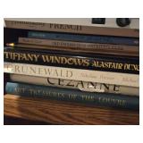 Lot of (2 Shelves) Books - Art, Travel, Fashion, Math, ACT, Medical
