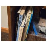 Lot of (2 Shelves) Books - Art, Travel, Fashion, Math, ACT, Medical