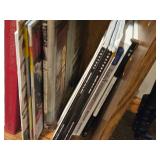 Lot of (2 Shelves) Books - Art, Travel, Fashion, Math, ACT, Medical