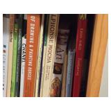 Lot of (3 Shelves) Books - Crafts, Art, Birds, Cats, Travel