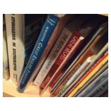 Lot of (3 Shelves) Books - Crafts, Art, Birds, Cats, Travel
