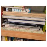 Lot of (4 Shelves) Books - Travel, Tiles, Farmhouses, French, Wicker, Art