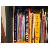 Lot of (1 Bookcase) Books - Children, Educational, Pokemon, Bob Books