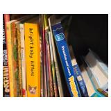 Lot of (1 Bookcase) Books - Children, Educational, Pokemon, Bob Books
