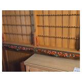 Handcarved Wood Spoon Holder / Display Case