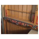 Handcarved Wood Spoon Holder / Display Case
