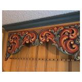 Handcarved Wood Spoon Holder / Display Case