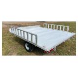 2009 ALUMA A888 ALUMINUM DECK OVER ATV TRAILER