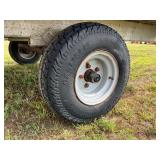 2009 ALUMA A888 ALUMINUM DECK OVER ATV TRAILER