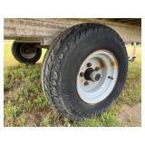 2009 ALUMA A888 ALUMINUM DECK OVER ATV TRAILER