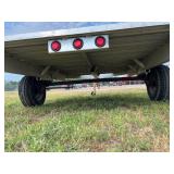 2009 ALUMA A888 ALUMINUM DECK OVER ATV TRAILER