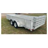 2017 ALUMA 6316 ALUMINUM UTILITY TRAILER