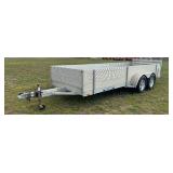 2017 ALUMA 6316 ALUMINUM UTILITY TRAILER