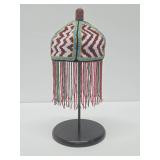 Large Handmade Yoruba Beaded Scepter