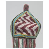 Large Handmade Yoruba Beaded Scepter
