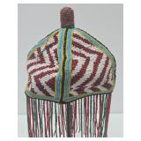 Large Handmade Yoruba Beaded Scepter