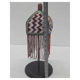 Large Handmade Yoruba Beaded Scepter