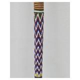 Large Handmade Yoruba Beaded Scepter