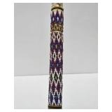 Large Handmade Yoruba Beaded Scepter